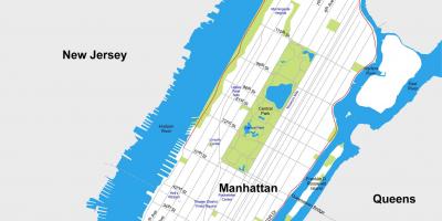 Карта міста Манхеттен для друку