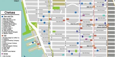 Карта Челсі на Манхеттені
