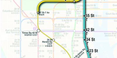 Карта метро друге авеню