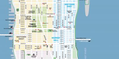 Вільної преси карти Манхеттена Нью-Йорк